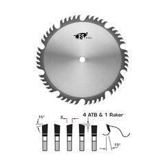 FS Tool Combination Circular Saw Blade 10 Inch x 50T ATB+R with 30mm Bore and Hammer/Felder Pin Holes L55250-30PH