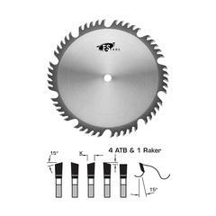 FS Tool Combination Circular Saw Blade 12 Inch x 60T ATB+R with 30mm Bore and Hammer/Felder Pin Holes L55300-30PH