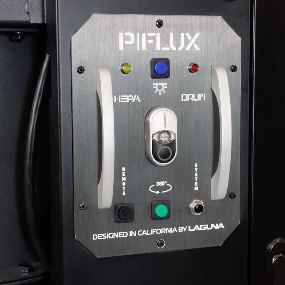 Laguna P|Flux 3HP Cyclone Dust Collector with HEPA Filter MDCPF32201 controls