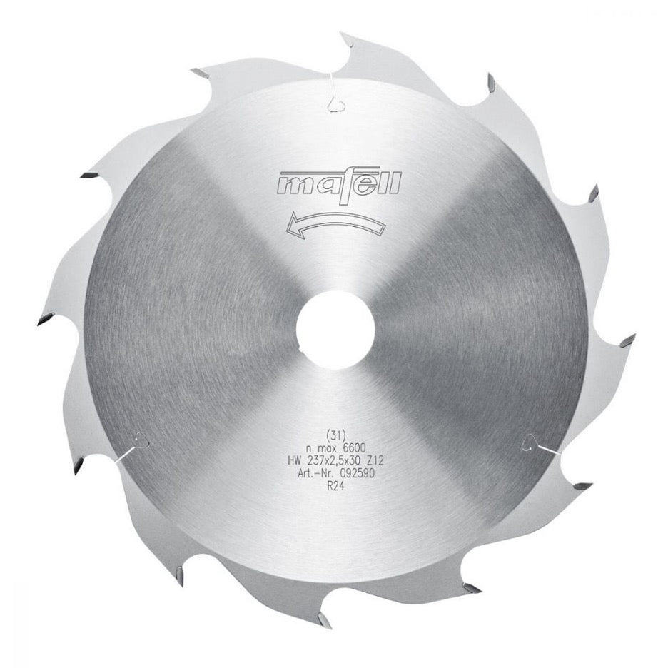 Mafell Ripping Circular Saw Blade 237mm x 12T ATB with 30mm Bore 092590