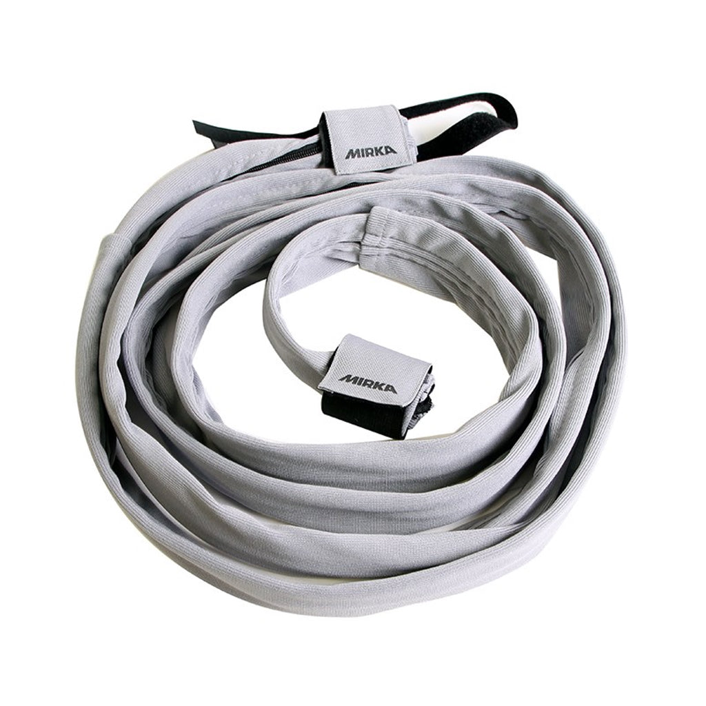 This durable sleeve encloses the power cable and dust extraction hose is 3.8 metres long and has closures at each end.