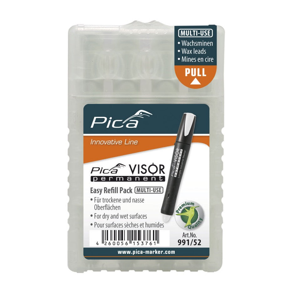 Pica Refills for Visor Permanent Marker 991/52 White