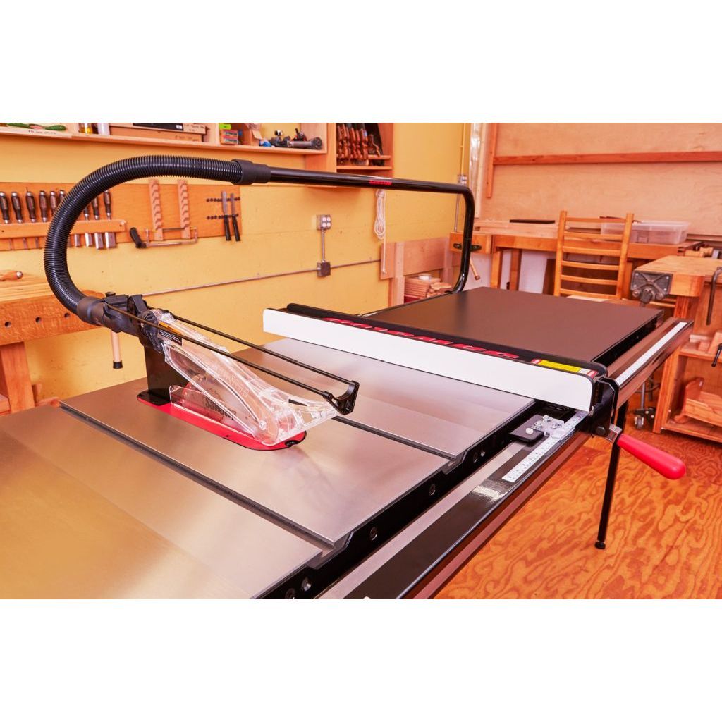 Sawstop overarm clearance dust collection
