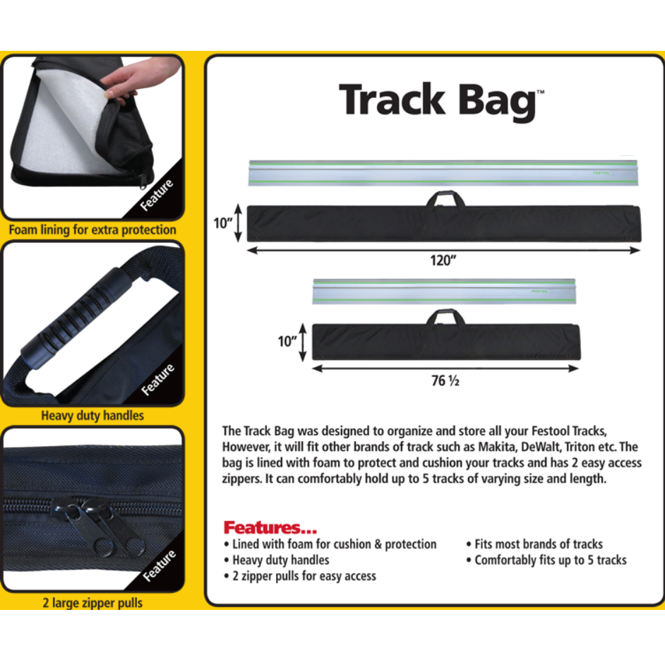 Fastcap 120 Inch Tote Bag for Guide Rails BF-120-TRACKBAG