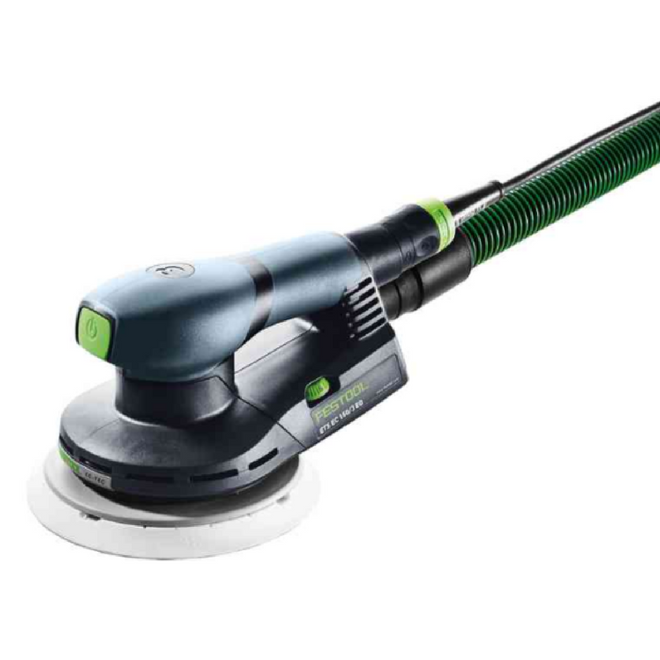 The Festool ETS EC 150/3 Brushless Random Orbit Sander is powerful, lightweight and compact so ideal for walls and ceilings.