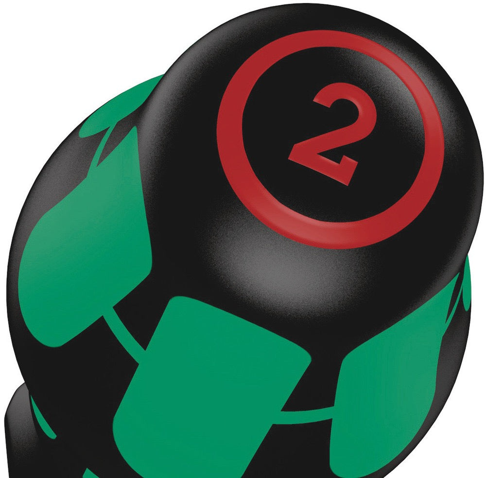 Wera Tools 11-Piece Kraftform Screwdriver Set XXL 3 Take it easy colour coded labelling on end