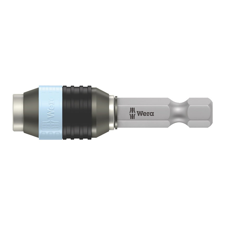Wera Tools 50mm Stainless Steel Rapidaptor Universal 1/4 Inch Hex Bit Holder 5071100001