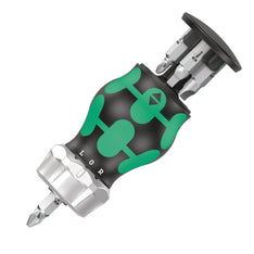 Wera Tools 6-Piece Kraftform Kompakt Stubby Ratcheting Screwdriver RA4
