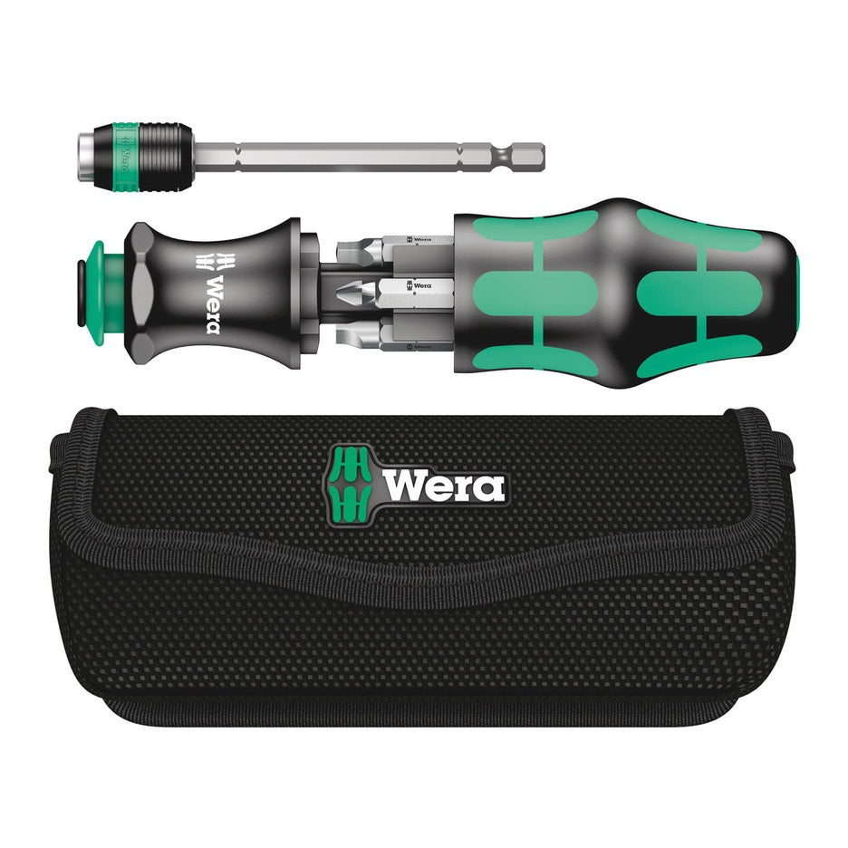 Wera Tools 7-Piece Kraftform Kompakt Screwdriver with Pouch