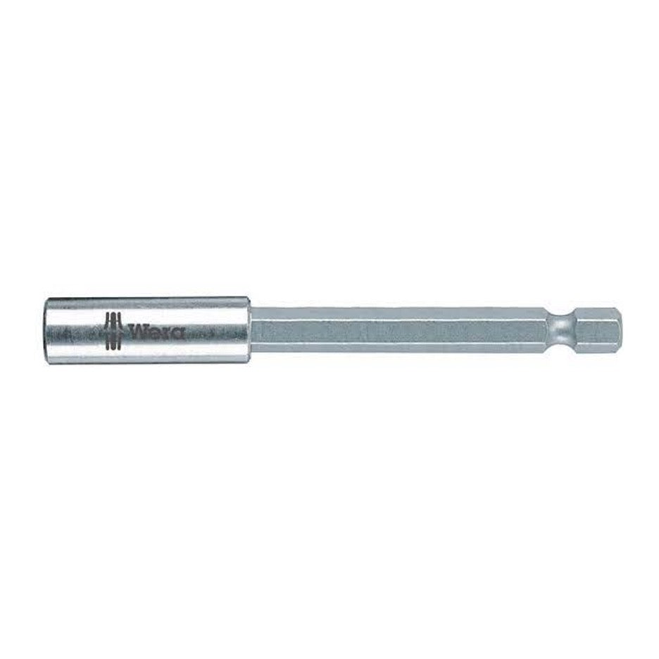 Wera Tools Stainless Steel 152mm Magnetic Universal 1/4 Inch Hex Bit Holder with Retaining Ring 5134398001