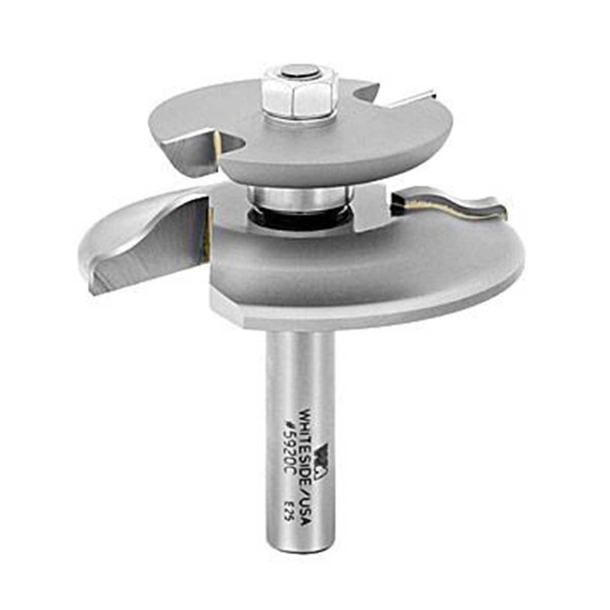 Ultimate Tools Whiteside Large Raised Panel Router Bit &Back Cutter - 2+2 Wing /w Centre Bearing -1/2" Shank