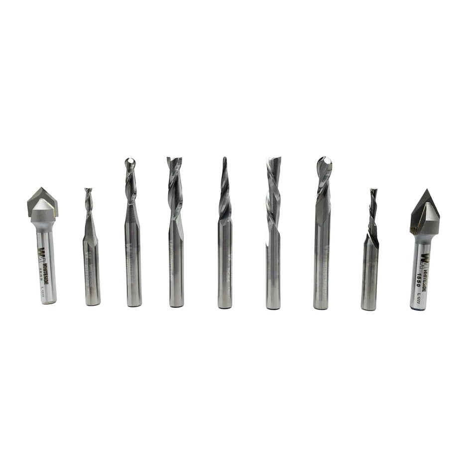 Whiteside Router Bit Set Whiteside General Purpose 9-Piece CNC Router Bit Set 709