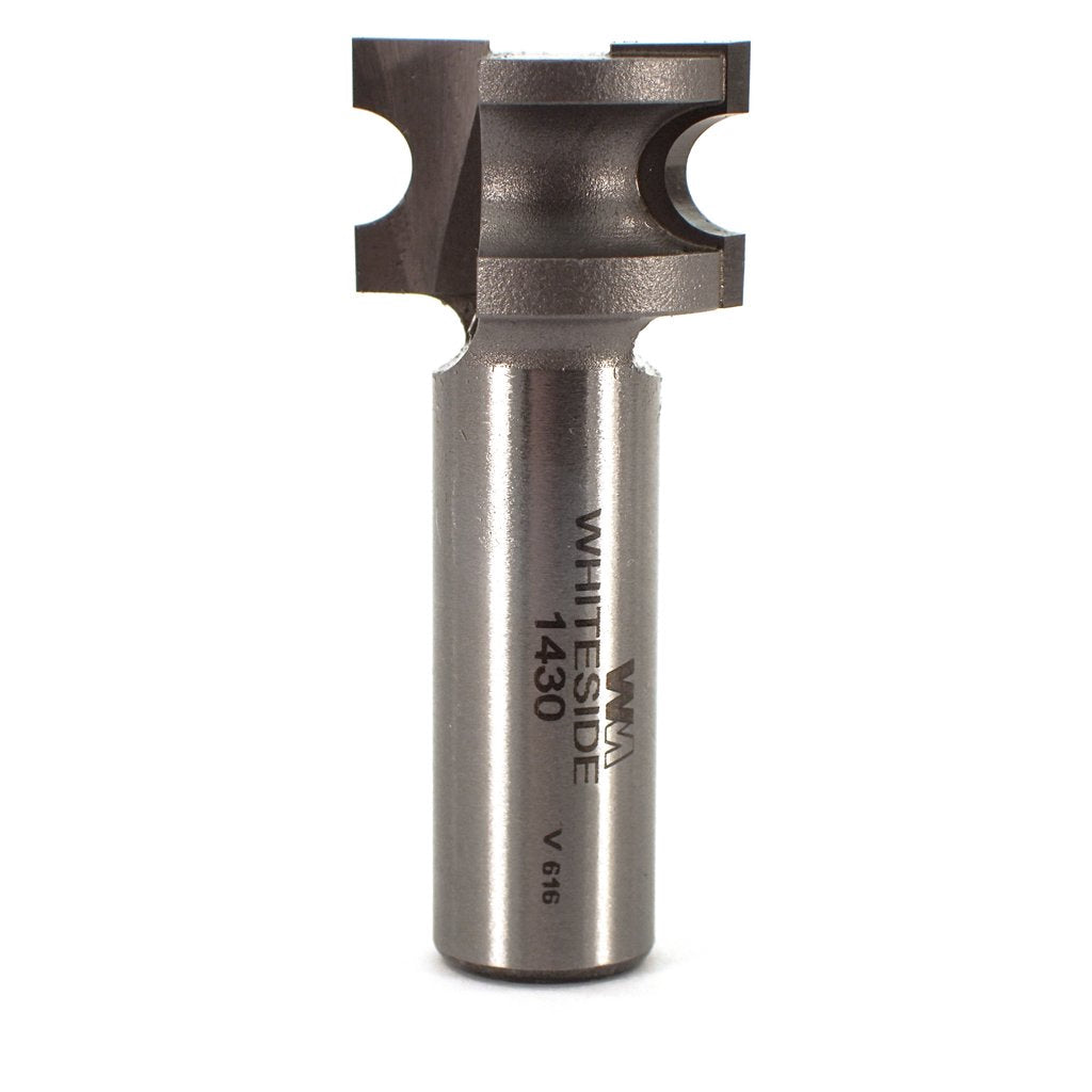 Whiteside Half Round (Bull Nose) Router Bits without Bearing - 1/4" & 1/2" Shank.