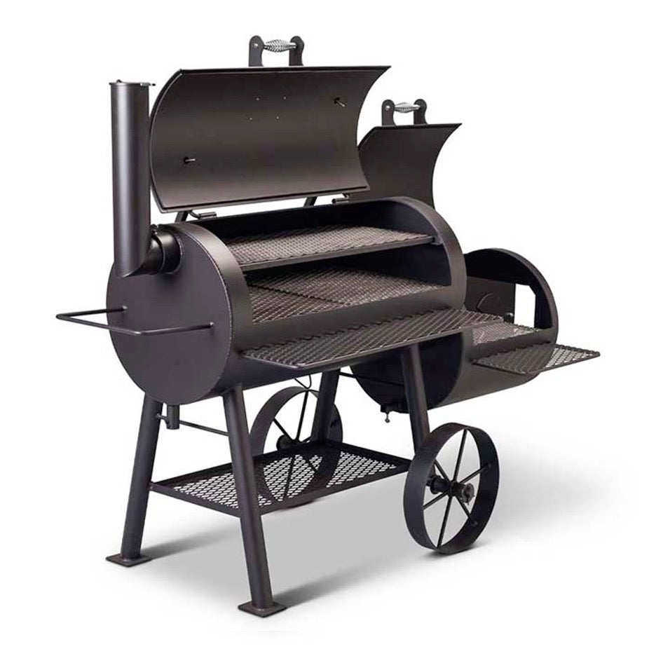 Yoder Smokers Loaded Wichita Smoker A41676 open