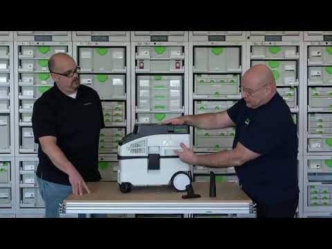 Festool USA trainer Brian Sedgeley introduces the Festool CT 15 dust extractor.